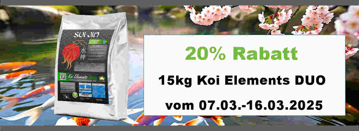 Koifutter 15kg Koi Elements DUO