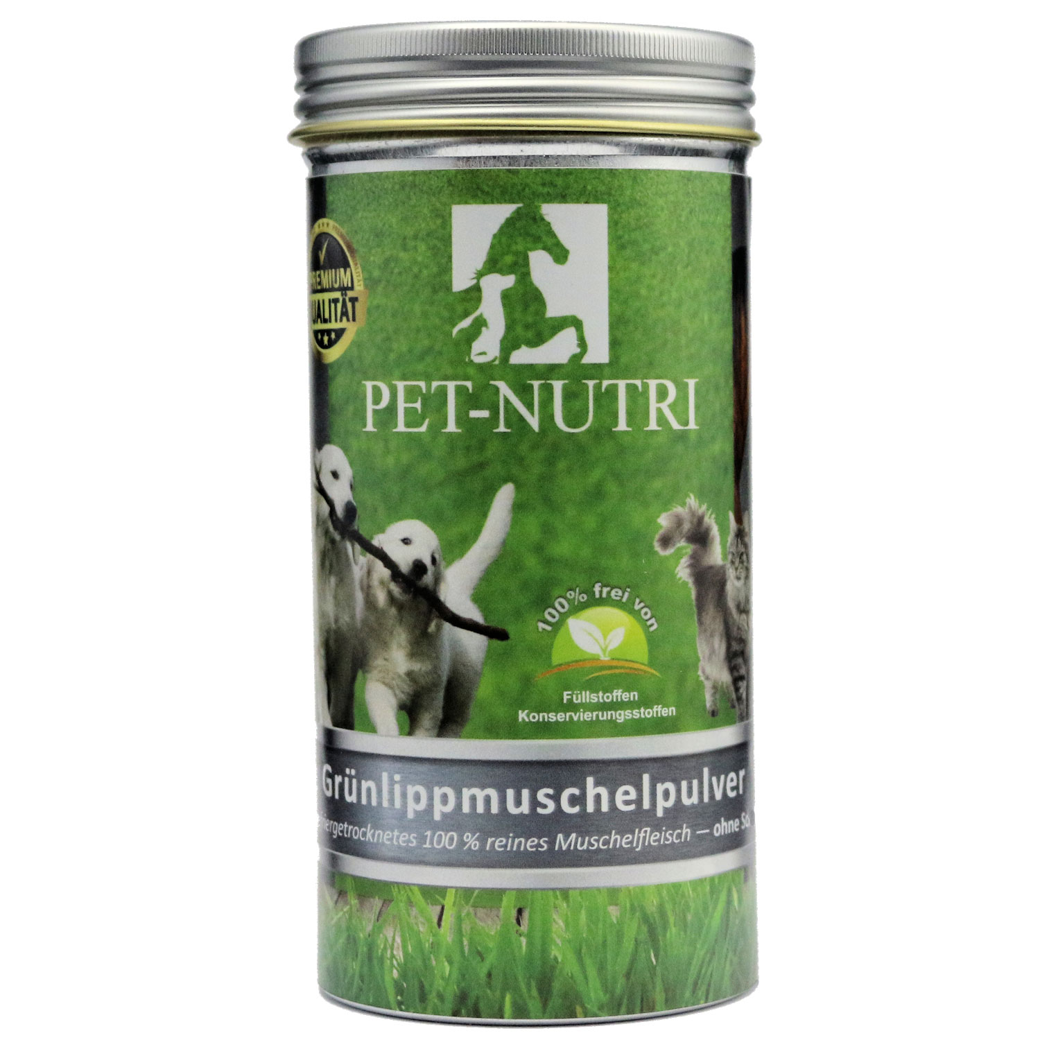 100 Grünlippmuschel Pulver 200g PET NUTRI Grünlippmuschelpulver für
