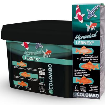 COLOMBO LERNEX 2000g für 50m³ gegen Hautwürmer Kiemenwürmer Parasiten Medizin für Koi Teichfische